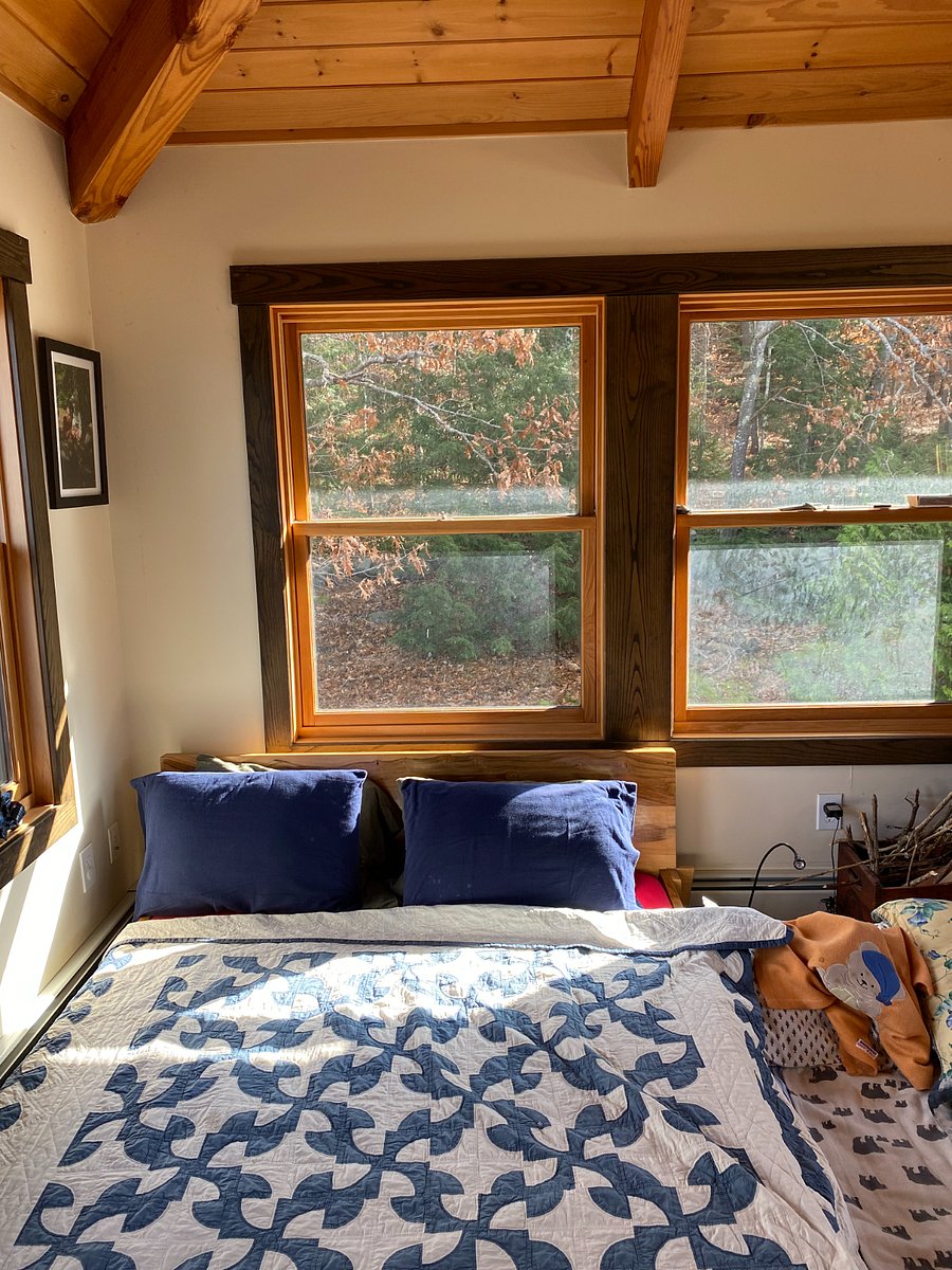Extra bed upstairs in the living area