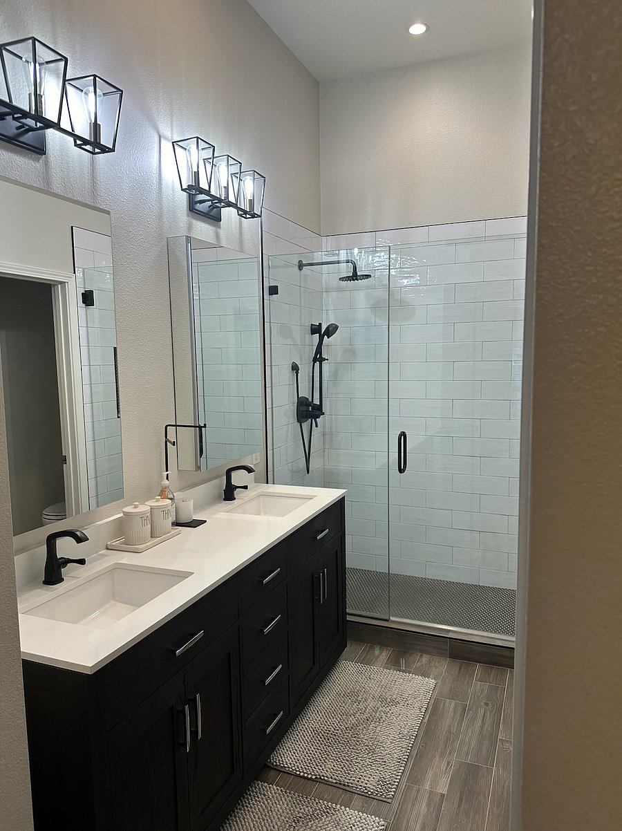 Remodeled master bath