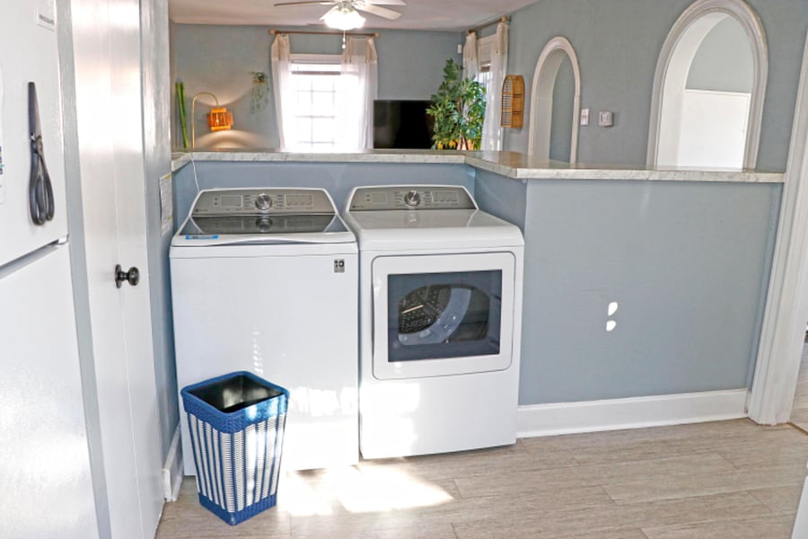 Washer & dryer are still pretty new having been installed summer 2023. 