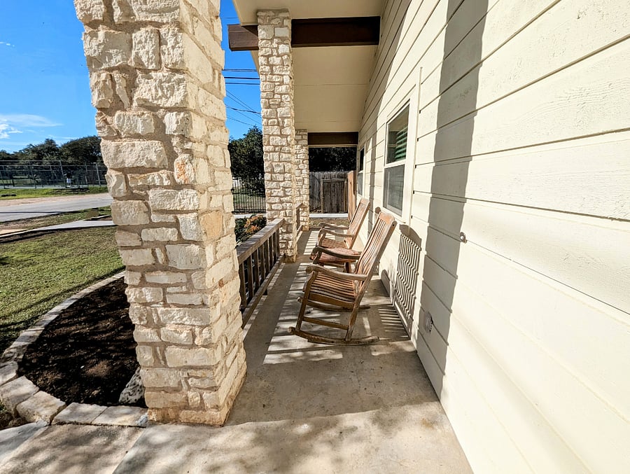Relax on your front porch and enjoy the sunset