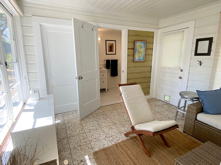 Bathroom off Living/Dining Area