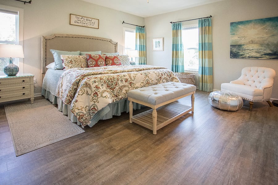 Bedroom with king bed