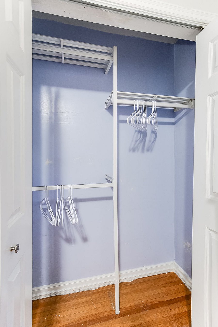 All Closets have Hangers and Built in Shelving