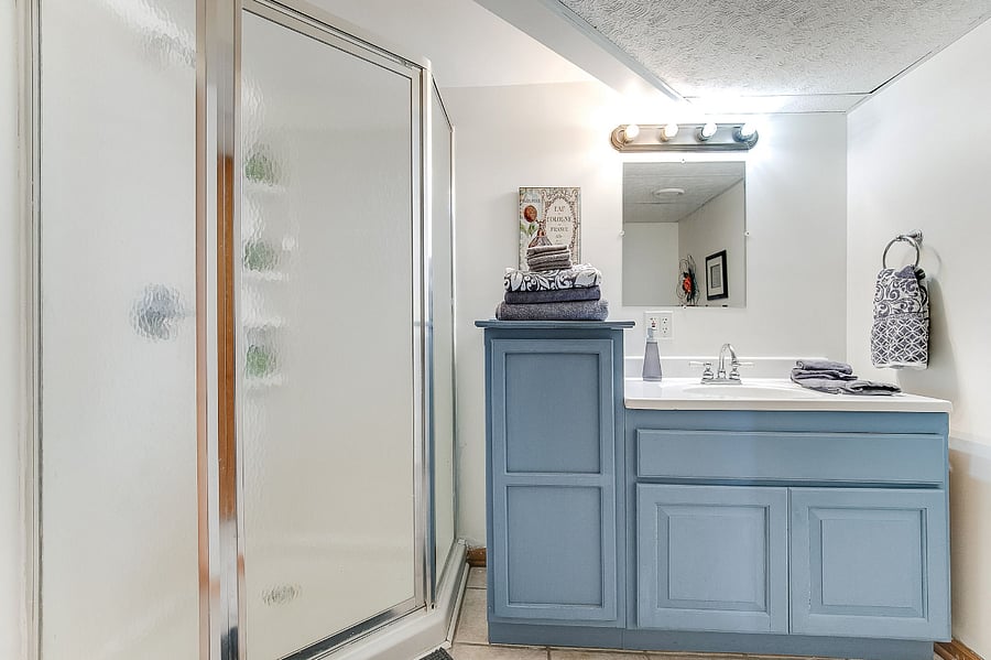 Lower Level 3/4 Bath with Stand Up Shower
