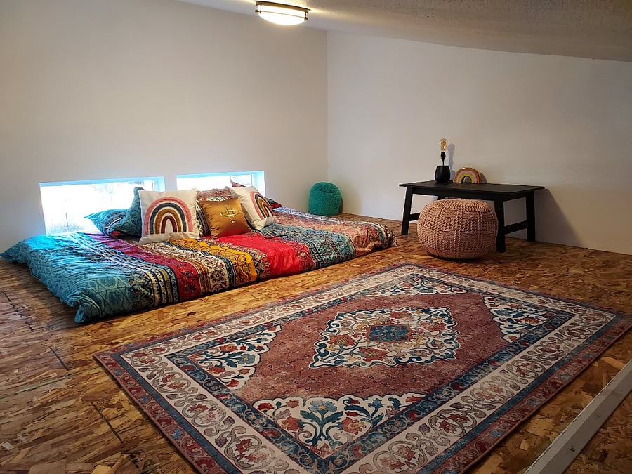 Loft which can serve multiple purposes.