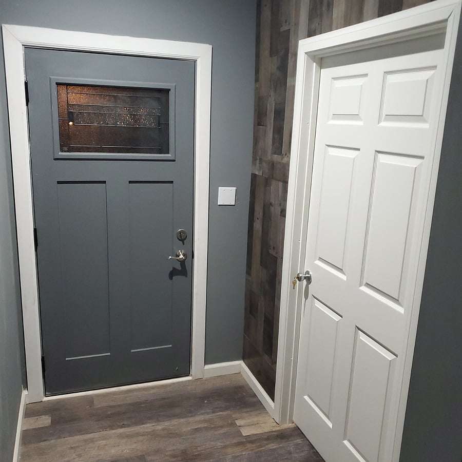 FRONT ENTRANCES, WITH DOOR GOES TO APARMENT