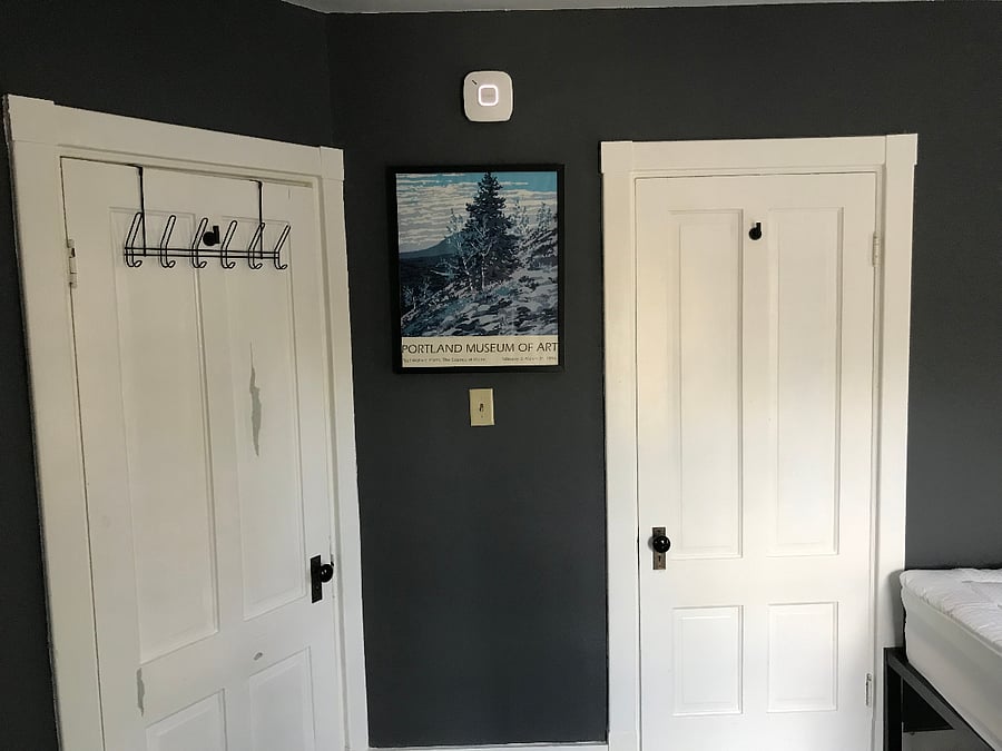 2nd Floor: Bedroom 2B
Hallway door (L), Closet door (R)