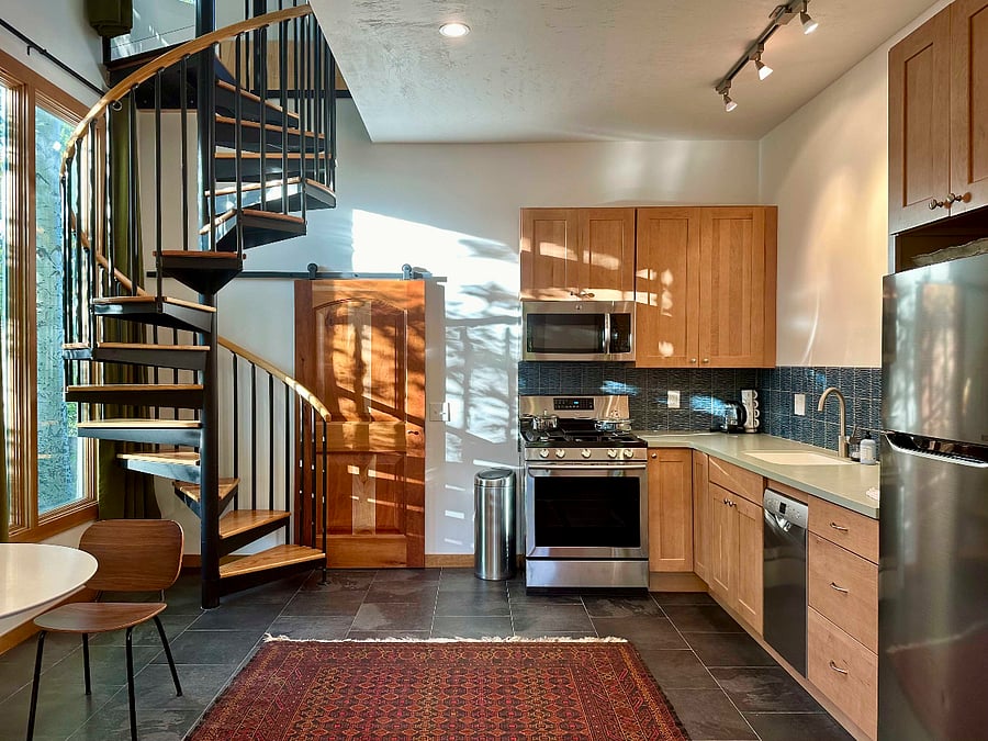 Kitchen  and Stairs
