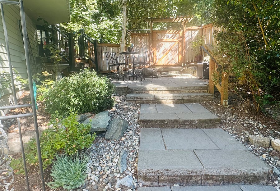 Stairs to unit