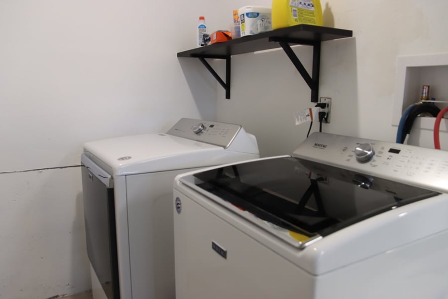 washer and dryer