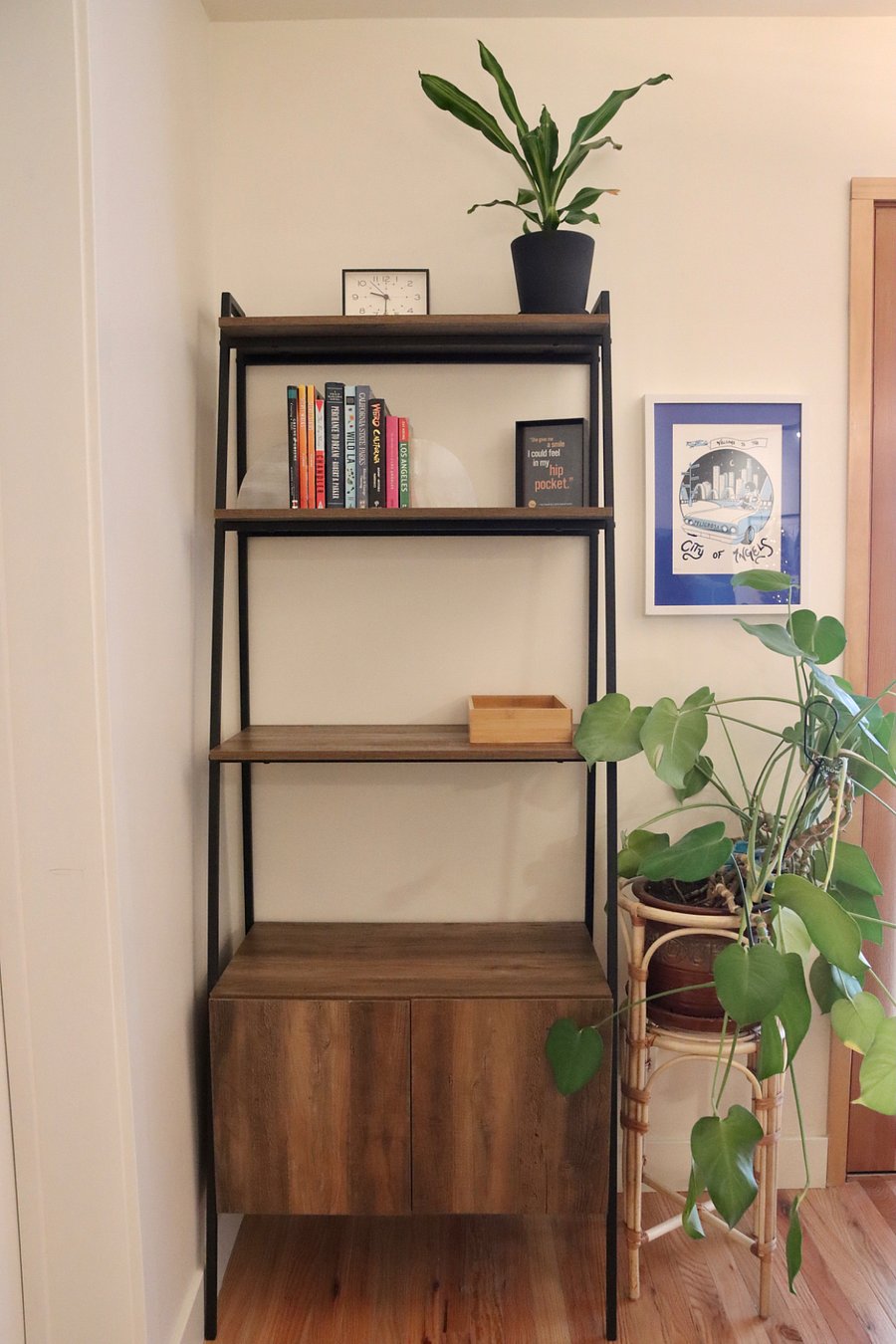 Books about the area and space for your things