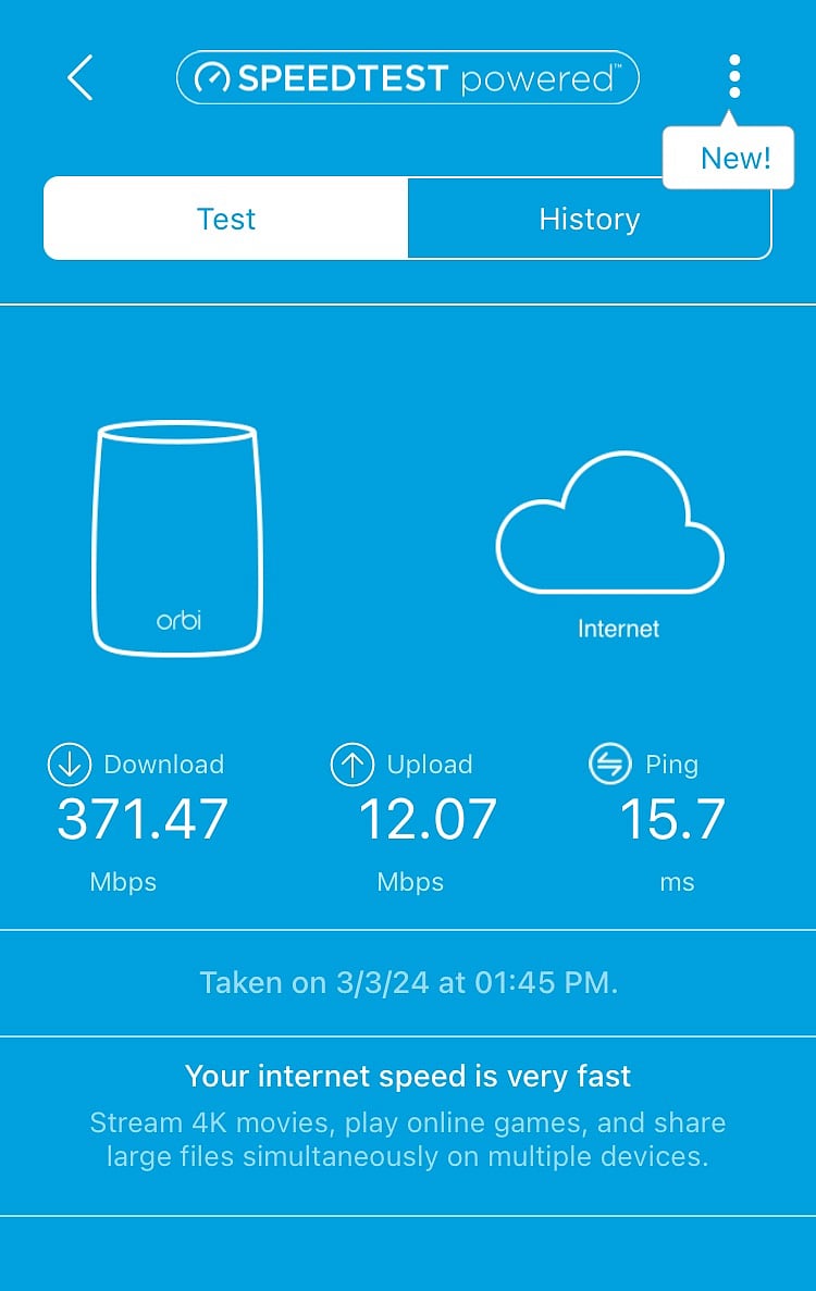 Very fast wifi