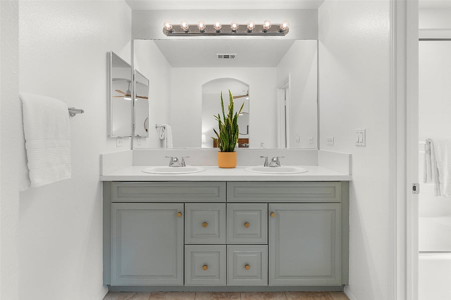 Dual vanity sinks