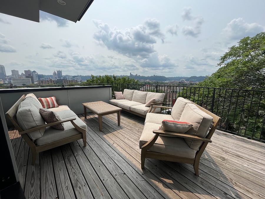Third floor balcony