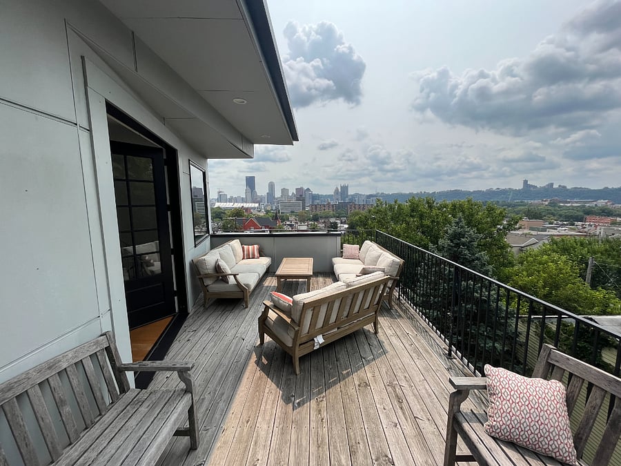 Third floor balcony