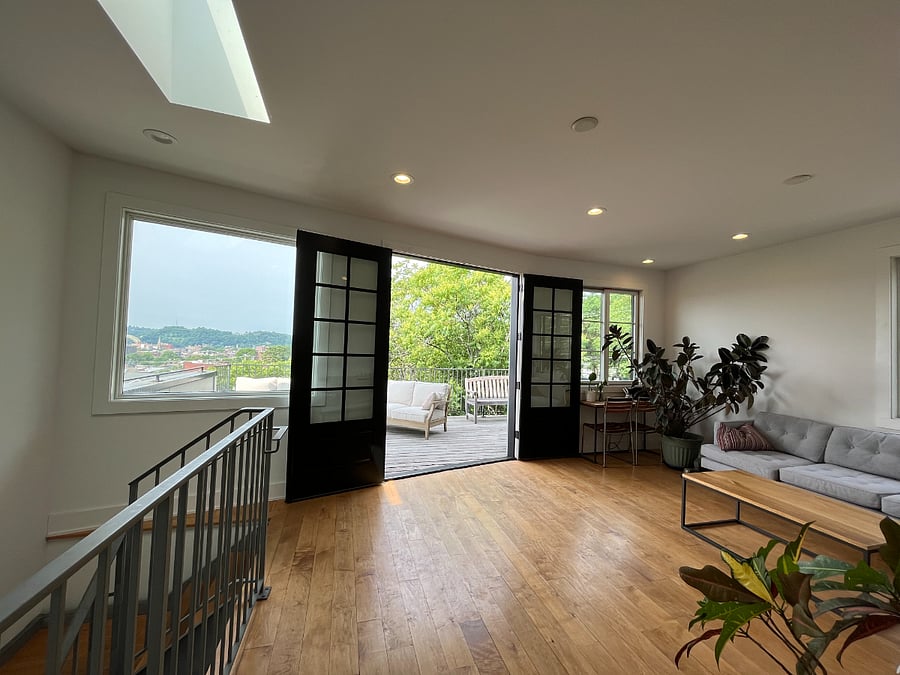 Third floor living room