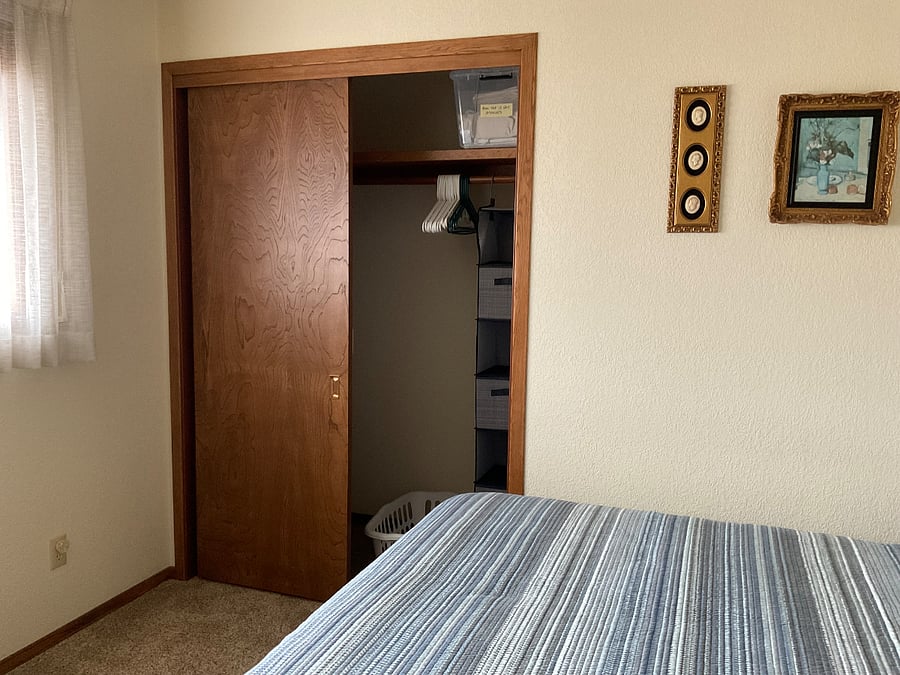 bdrm with full size bed