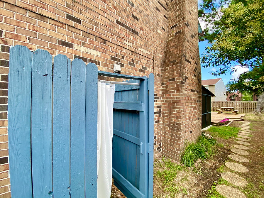 Outdoor shower