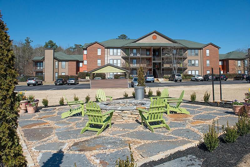 Gather around the fire pit for conversation