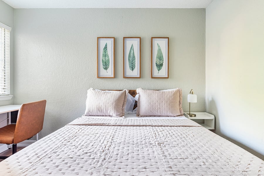 Comfortable beds and TV in every bedroom