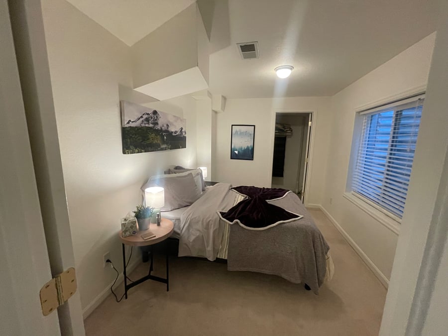 basement bedroom