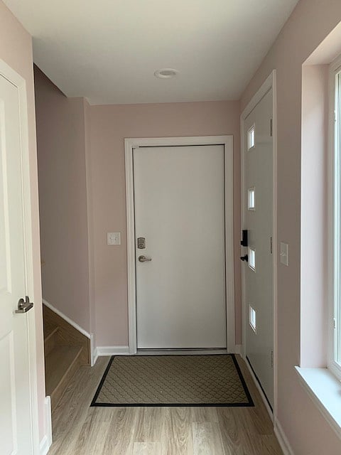 Entrance/exit door.