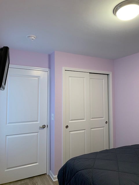 Standard size closet.