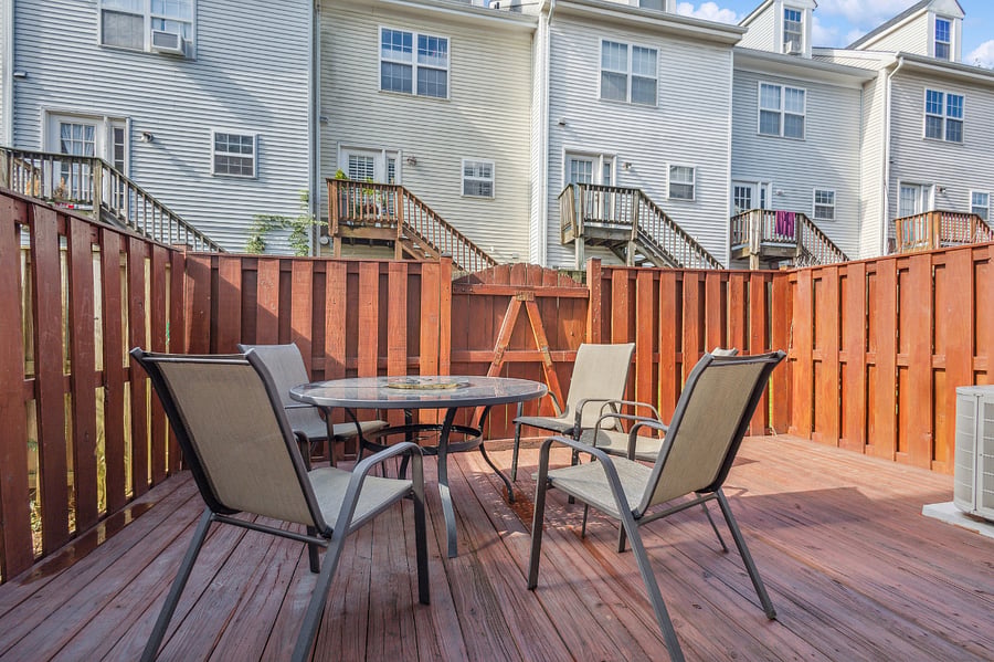 Backyard patio