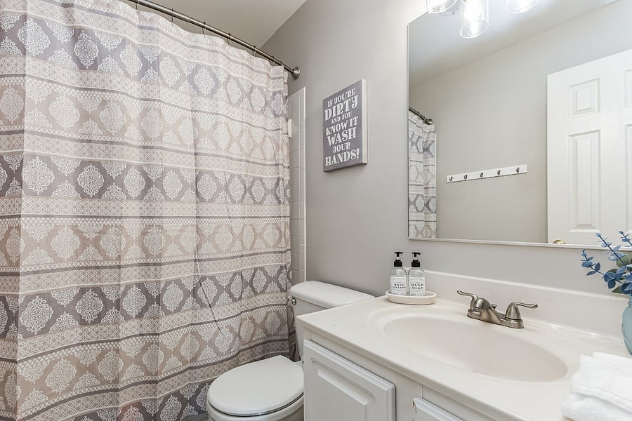 Second hallway bathroom on top floor