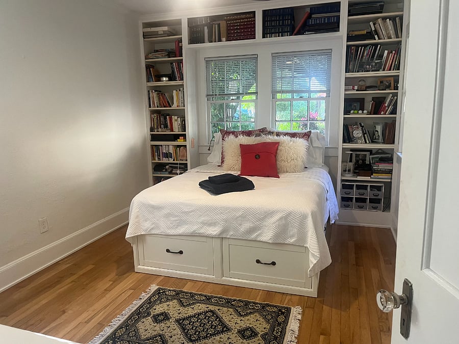 Main Bedroom overlooking back yard