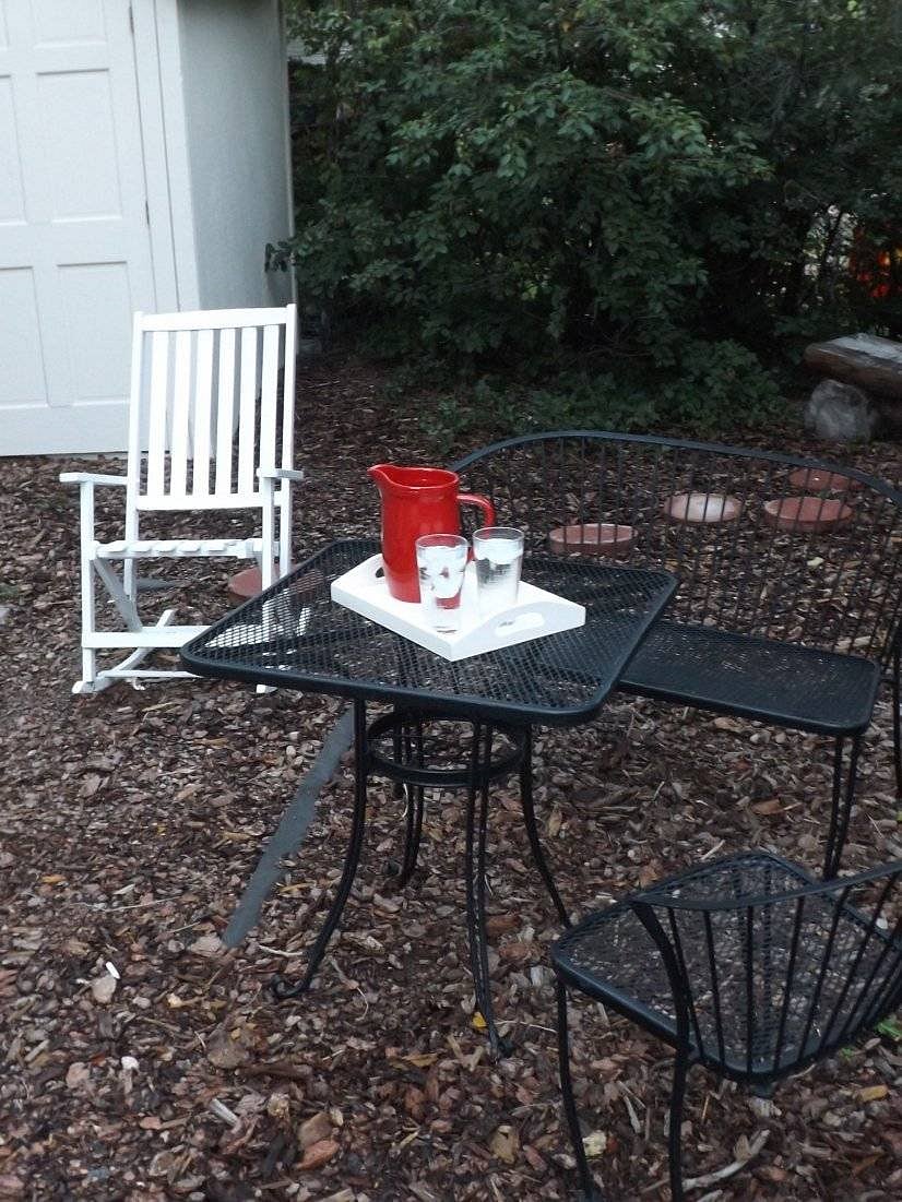 great outdoor space -- fenced and private