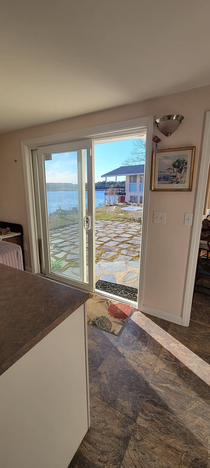 Slider to private back yard 