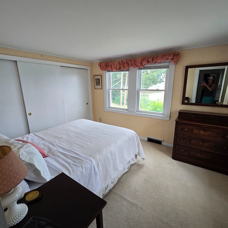 Large closet and dresser