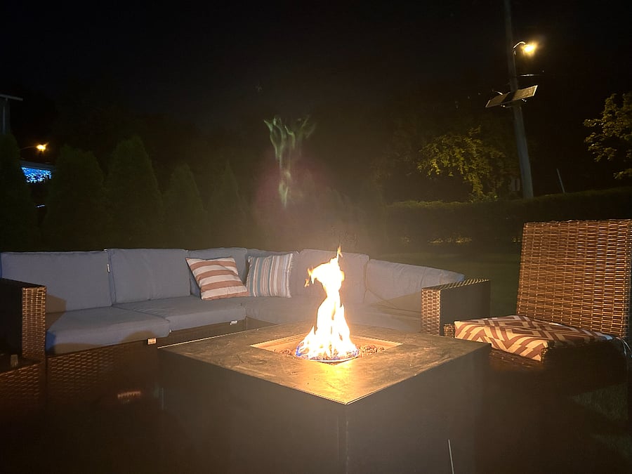 Firepit in extra large backyard, yours to access!