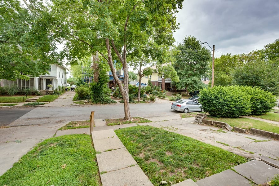 Ample street parking