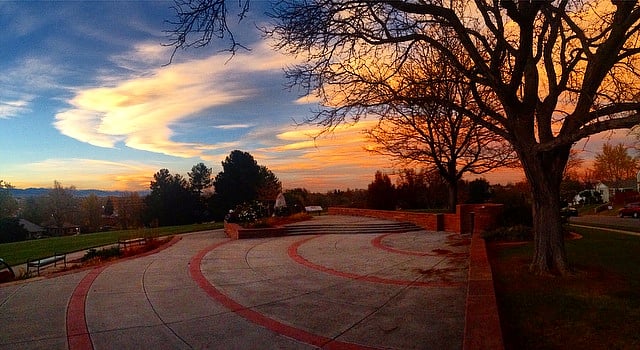 Kunming Park just 4 blocks away has views of the Front Range and gorgeous sunsets