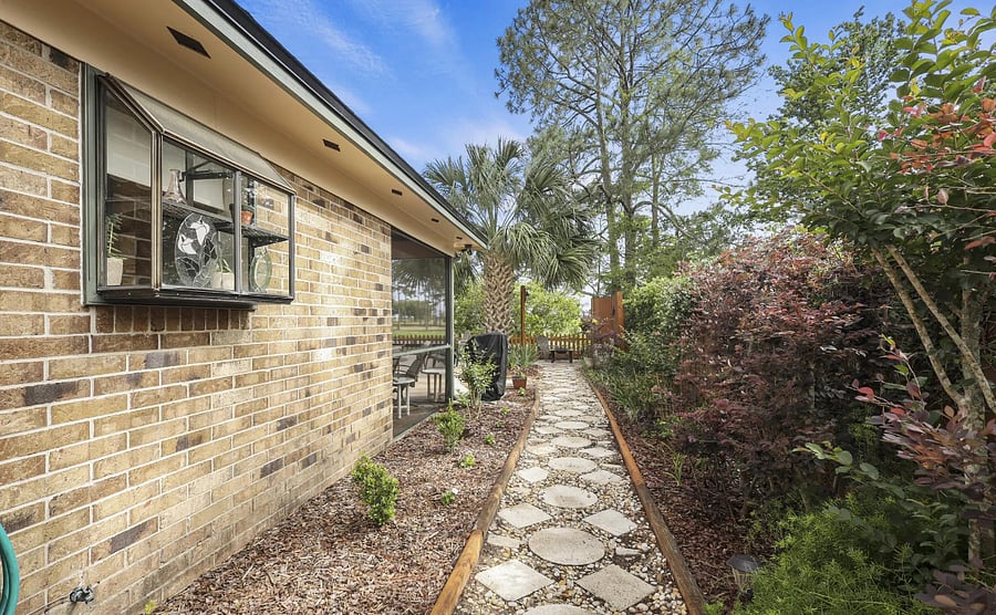 Entire property is well landscaped for tranquility and privacy