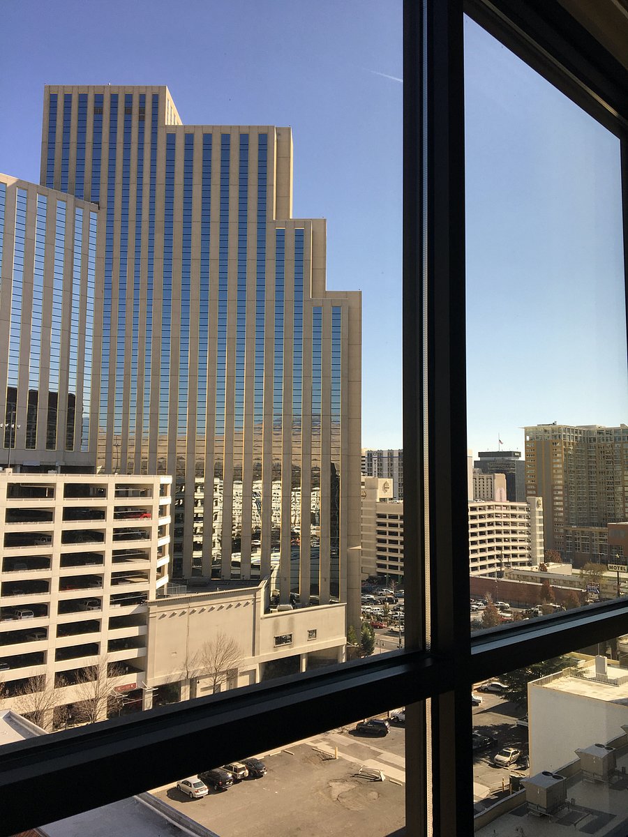 View from living area and bedroom