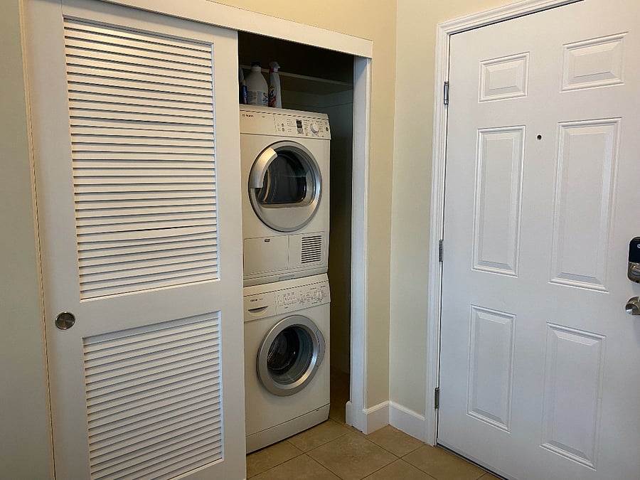 Laundry closet