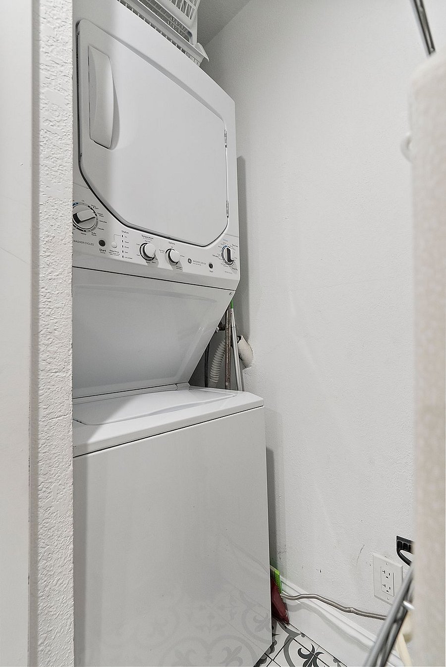 Washer and dryer in the house. 
