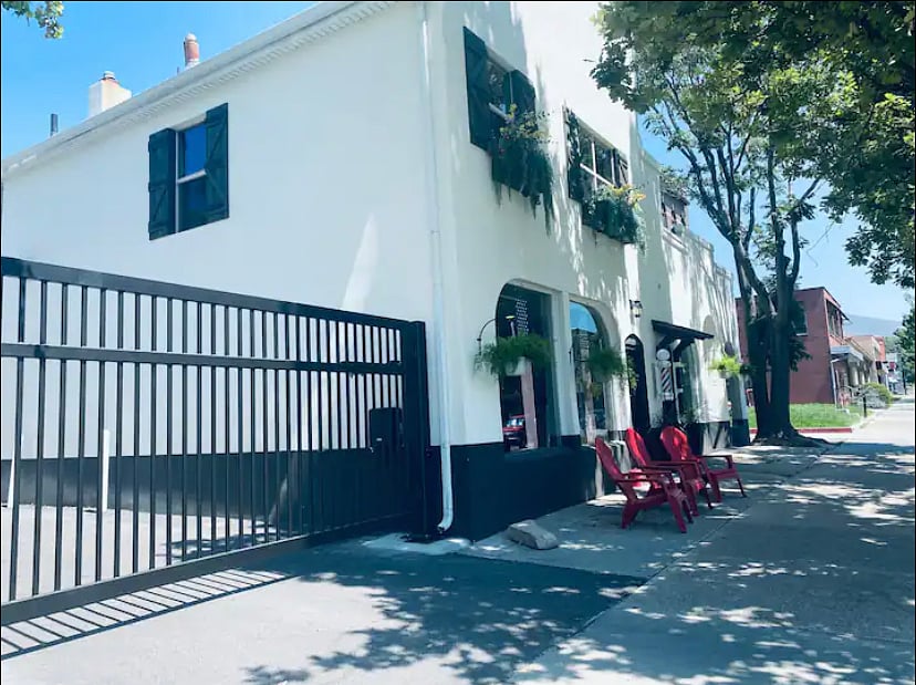 gated parking!