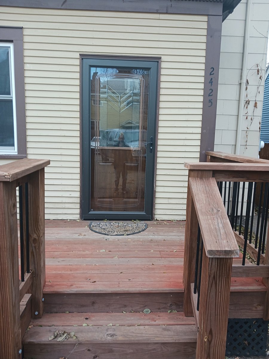Rear entrance
