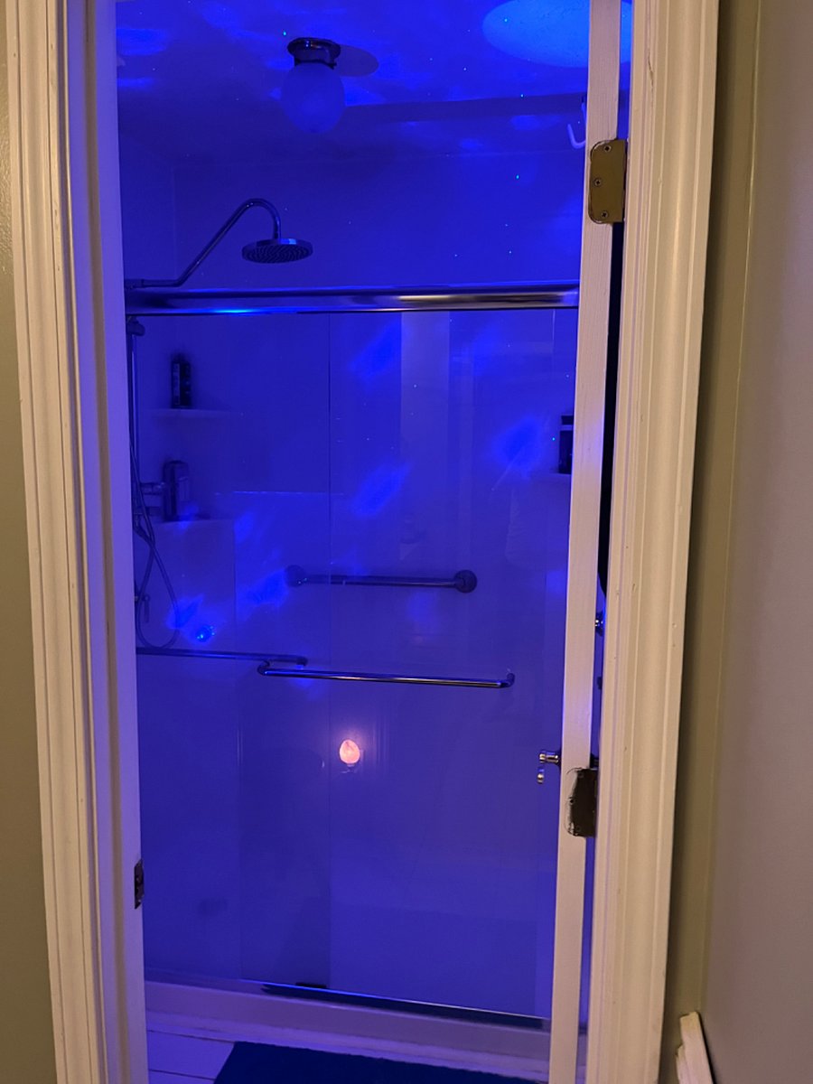 Soak in the spa shower