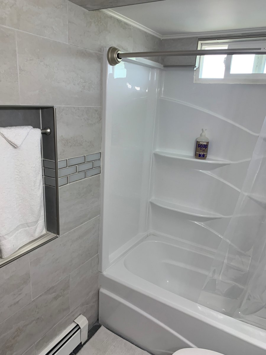 Newly renovated bathroom