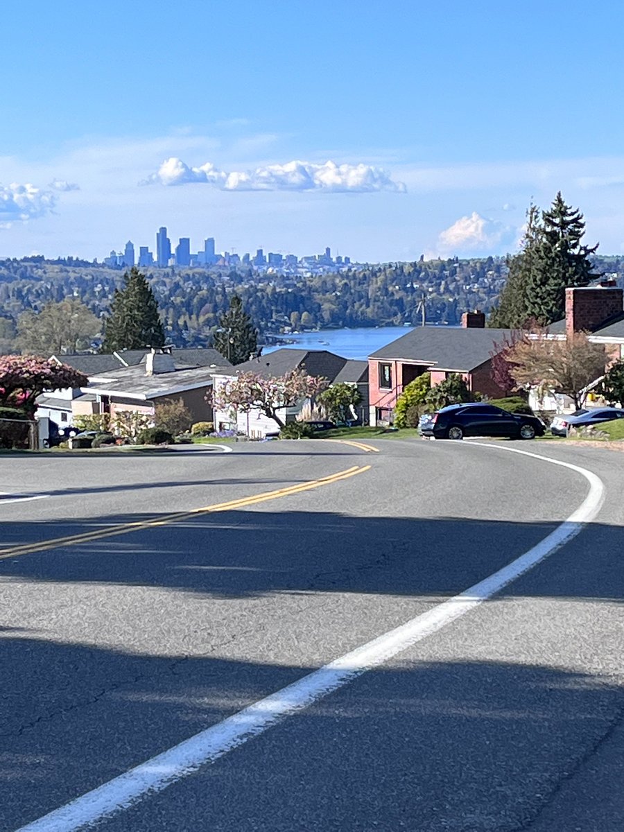 View two blocks away