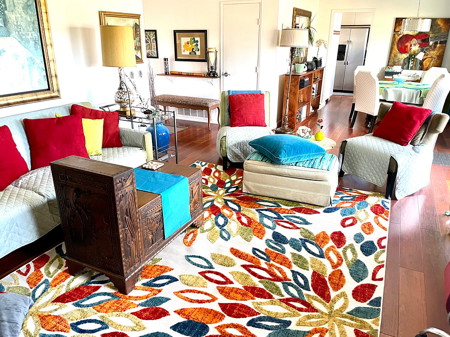 Cheerful decor