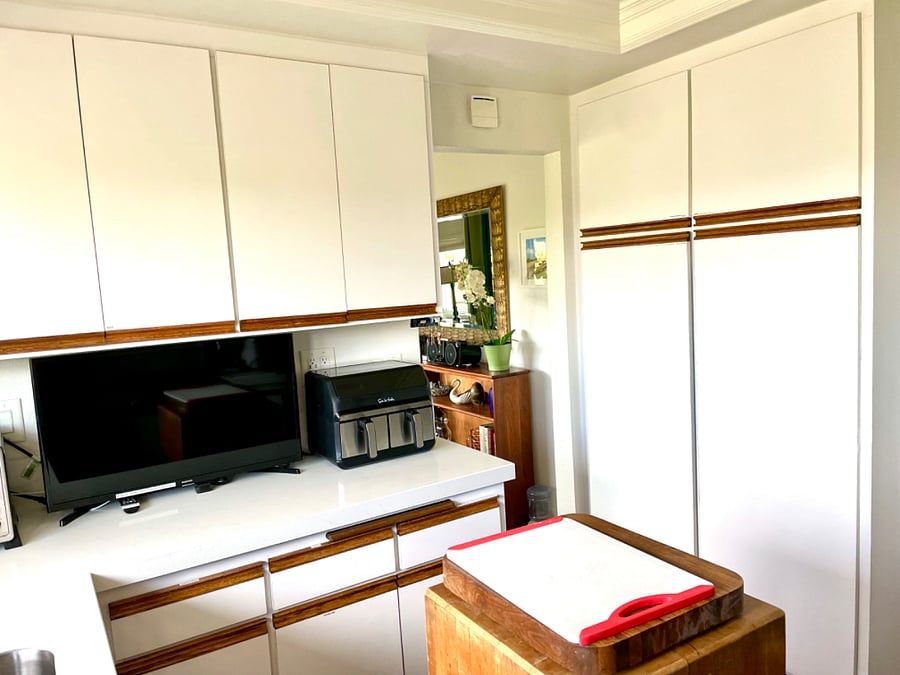 Well cabinetry includes all small appliances, condiments and accessories plus storage for your food