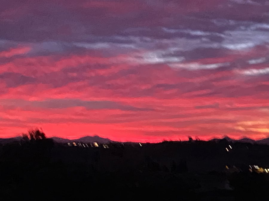 Sunrise from Patio
