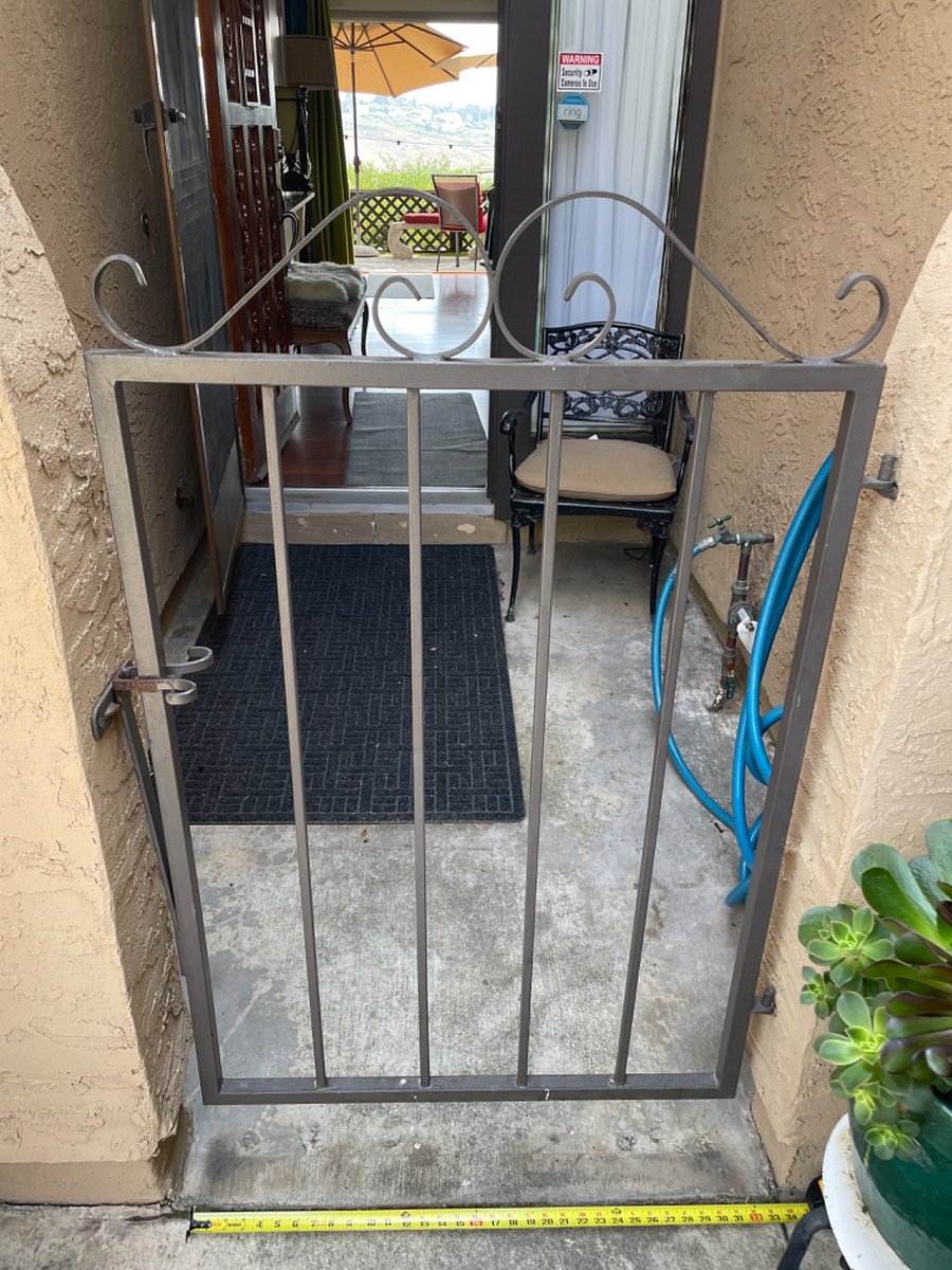 Hide a key is located on hose bib to the right code is the last four digits of your cell phone
