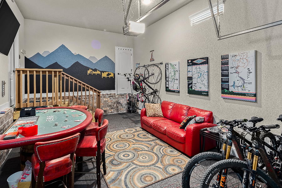 Bikes not included.